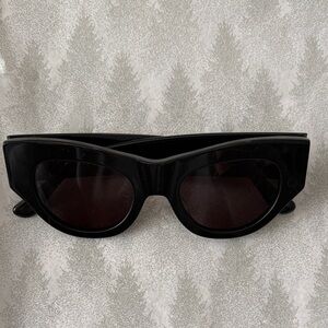 J. Crew Black Cat-Eye Sunglasses